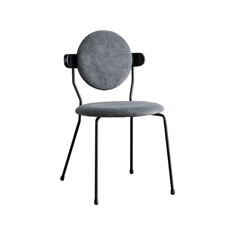Minimalist Design Armless Open Back Chairs for Home Upholstered Side Chair Clearhalo 'Dining Chairs' 'Dining Tables & Seating' 'dining_chair' 'furn' 'furn_dining_chair' 'Furniture' 'furniture_dining_chair' 'Kitchen & Dining Furniture' 4941735