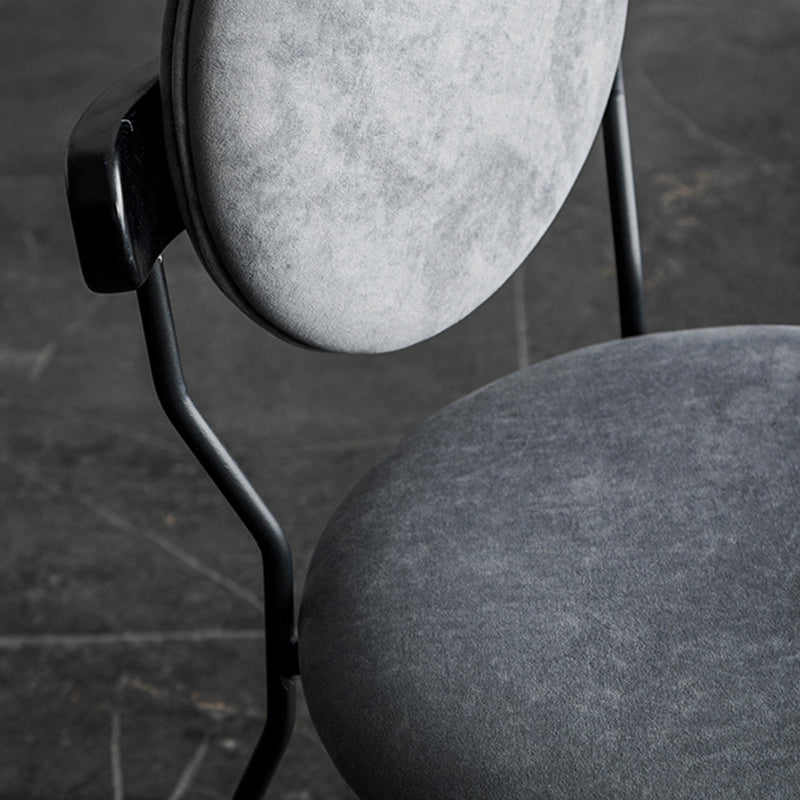 Minimalist Design Armless Open Back Chairs for Home Upholstered Side Chair Clearhalo 'Dining Chairs' 'Dining Tables & Seating' 'dining_chair' 'furn' 'furn_dining_chair' 'Furniture' 'furniture_dining_chair' 'Kitchen & Dining Furniture' 4941741