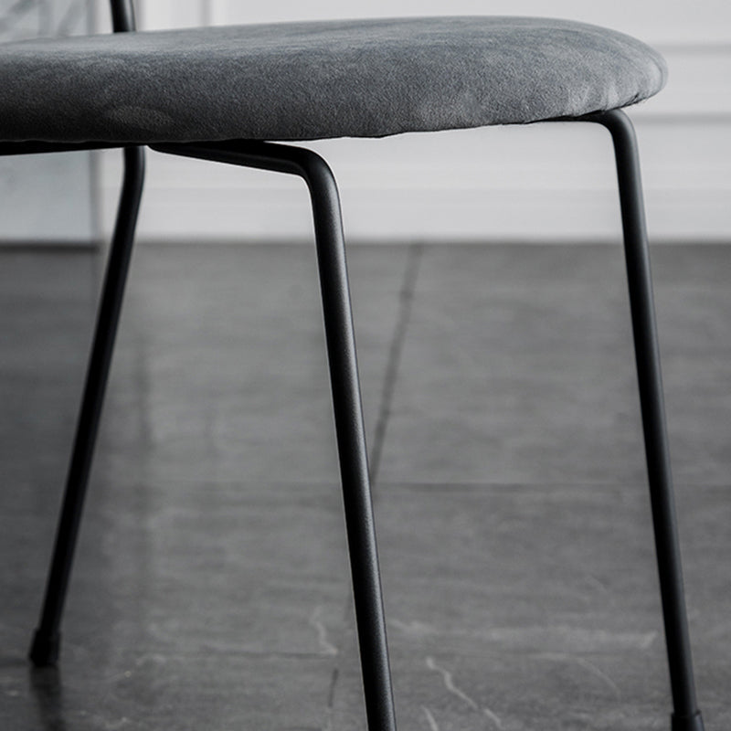 Minimalist Design Armless Open Back Chairs for Home Upholstered Side Chair Clearhalo 'Dining Chairs' 'Dining Tables & Seating' 'dining_chair' 'furn' 'furn_dining_chair' 'Furniture' 'furniture_dining_chair' 'Kitchen & Dining Furniture' 4941743