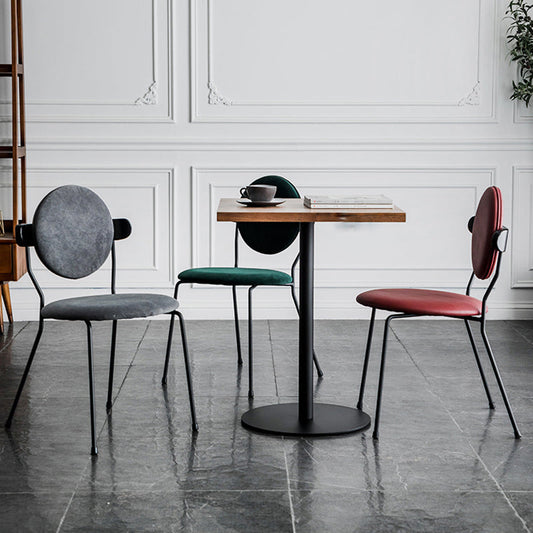 Minimalist Design Armless Open Back Chairs for Home Upholstered Side Chair Clearhalo 'Dining Chairs' 'Dining Tables & Seating' 'dining_chair' 'furn' 'furn_dining_chair' 'Furniture' 'furniture_dining_chair' 'Kitchen & Dining Furniture' 4941746