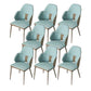 Minimalist Design Arm Leather Dining Chairs Solid Back Chairs for Home Use Blue 8 Piece Set Clearhalo 'Dining Chairs' 'Dining Tables & Seating' 'dining_chair' 'furn' 'furn_dining_chair' 'Furniture' 'furniture_dining_chair' 'Kitchen & Dining Furniture' 4941846