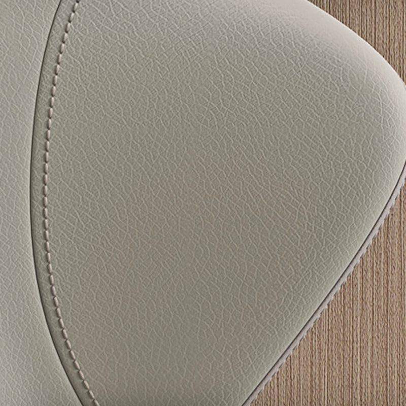 Minimalist Design Armless Wingback Side Chairs Leather Dining Chairs Clearhalo 'Dining Chairs' 'Dining Tables & Seating' 'dining_chair' 'furn' 'furn_dining_chair' 'Furniture' 'furniture_dining_chair' 'Kitchen & Dining Furniture' 4941866