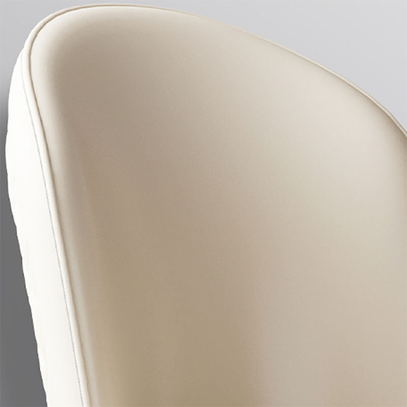 Nordic Style Leather Dining Chairs for Home Armless Solid Back Chair Clearhalo 'Dining Chairs' 'Dining Tables & Seating' 'dining_chair' 'furn' 'furn_dining_chair' 'Furniture' 'furniture_dining_chair' 'Kitchen & Dining Furniture' 4941990