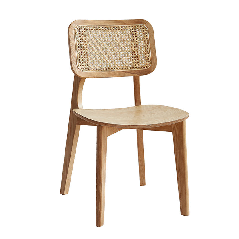 Traditional Wood Dining Chairs Open Back Dining Side Chair for Restaurant Use Clearhalo 'Dining Chairs' 'Dining Tables & Seating' 'dining_chair' 'furn' 'furn_dining_chair' 'Furniture' 'furniture_dining_chair' 'Kitchen & Dining Furniture' 4942003