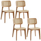 Traditional Wood Dining Chairs Open Back Dining Side Chair for Restaurant Use Natural 4 Piece Set Clearhalo 'Dining Chairs' 'Dining Tables & Seating' 'dining_chair' 'furn' 'furn_dining_chair' 'Furniture' 'furniture_dining_chair' 'Kitchen & Dining Furniture' 4942004