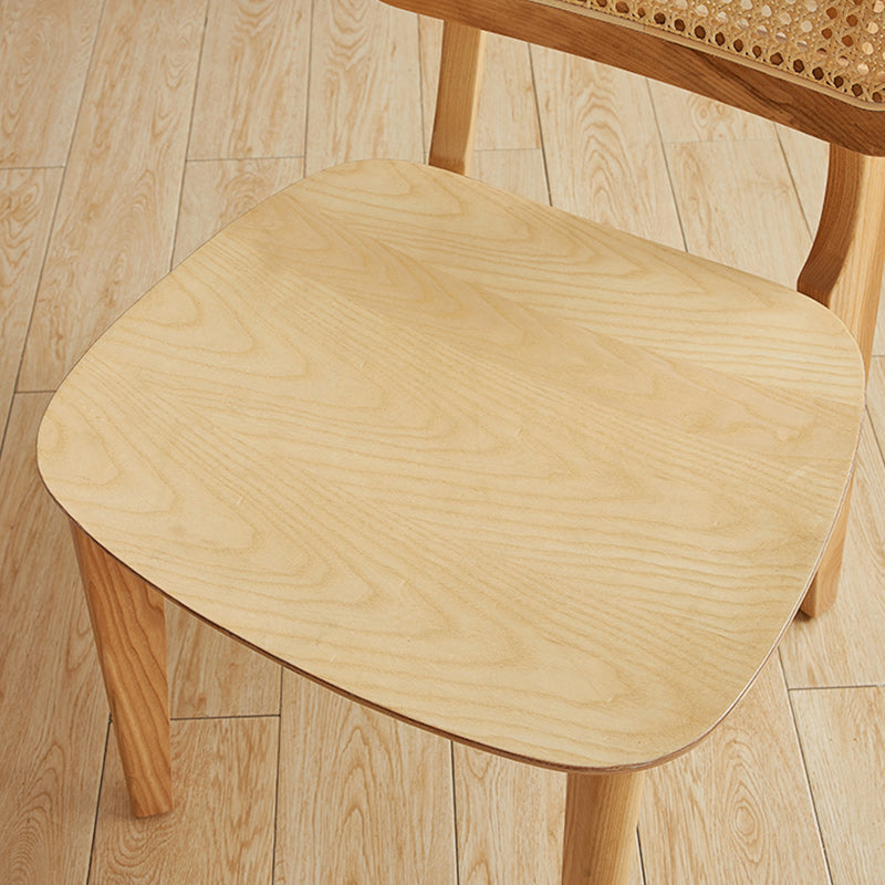 Traditional Wood Dining Chairs Open Back Dining Side Chair for Restaurant Use Clearhalo 'Dining Chairs' 'Dining Tables & Seating' 'dining_chair' 'furn' 'furn_dining_chair' 'Furniture' 'furniture_dining_chair' 'Kitchen & Dining Furniture' 4942011