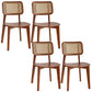 Traditional Wood Dining Chairs Open Back Dining Side Chair for Restaurant Use Walnut 4 Piece Set Clearhalo 'Dining Chairs' 'Dining Tables & Seating' 'dining_chair' 'furn' 'furn_dining_chair' 'Furniture' 'furniture_dining_chair' 'Kitchen & Dining Furniture' 4942012