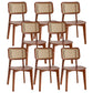 Traditional Wood Dining Chairs Open Back Dining Side Chair for Restaurant Use Walnut 8 Piece Set Clearhalo 'Dining Chairs' 'Dining Tables & Seating' 'dining_chair' 'furn' 'furn_dining_chair' 'Furniture' 'furniture_dining_chair' 'Kitchen & Dining Furniture' 4942015
