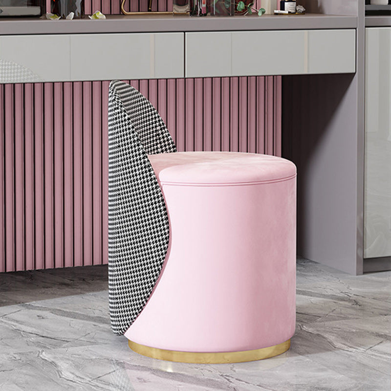 Glam Style Velvet Dining Armless Chair Metal Dining Chairs for Home Use Clearhalo 'Dining Chairs' 'Dining Tables & Seating' 'dining_chair' 'furn' 'furn_dining_chair' 'Furniture' 'furniture_dining_chair' 'Kitchen & Dining Furniture' 4942093