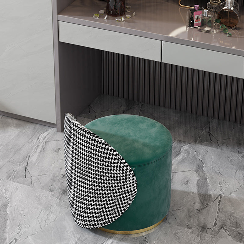 Glam Style Velvet Dining Armless Chair Metal Dining Chairs for Home Use Clearhalo 'Dining Chairs' 'Dining Tables & Seating' 'dining_chair' 'furn' 'furn_dining_chair' 'Furniture' 'furniture_dining_chair' 'Kitchen & Dining Furniture' 4942097