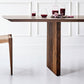 Solid Wood Modern Dining Table Rectangle Kitchen Furniture with Double Pedestal Base Clearhalo 'Dining Tables & Seating' 'Dining Tables' 'dining_table' 'furn' 'furn_dining_table' 'Furniture' 'furniture_dining_table' 'Kitchen & Dining Furniture' 'kitchen' 'kitchen_dining_table' 4942130