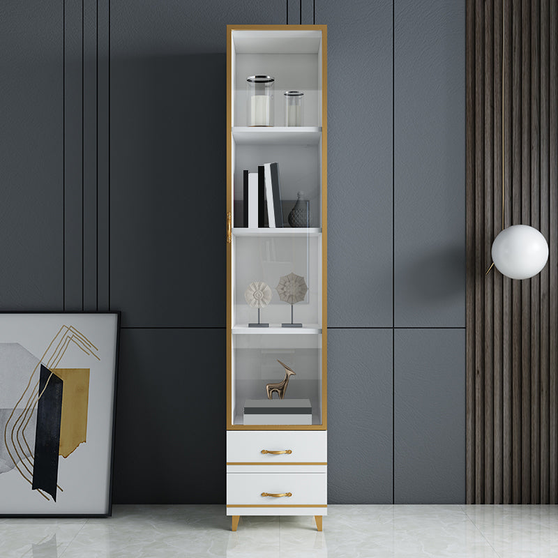 82.68"H Bookcase Contemporary Style Bookshelf With Doors for Office Home Clearhalo 'Bookcases' 'furn' 'furn_bookcases' 'Furniture' 'furniture_bookcases' 'Office Furniture' 4945596
