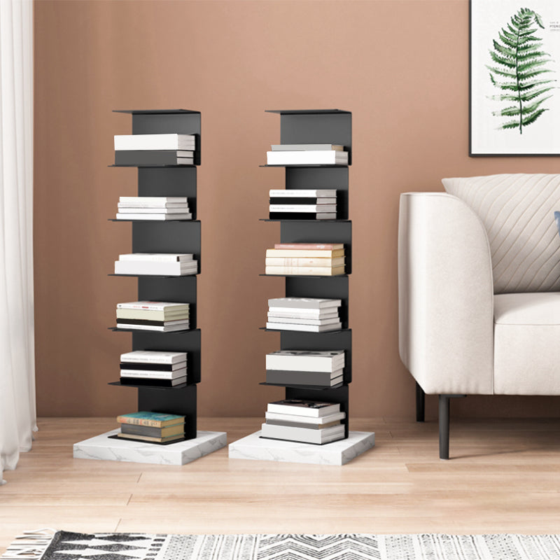 Modern Style Vertical Bookshelf Closed Back Metal Bookcase for Home Clearhalo 'Bookcases' 'furn' 'furn_bookcases' 'Furniture' 'furniture_bookcases' 'Office Furniture' 4945611