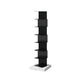 Modern Style Vertical Bookshelf Closed Back Metal Bookcase for Home 13.8"L x 13.8"W x 48.4"H Clearhalo 'Bookcases' 'furn' 'furn_bookcases' 'Furniture' 'furniture_bookcases' 'Office Furniture' 4945612