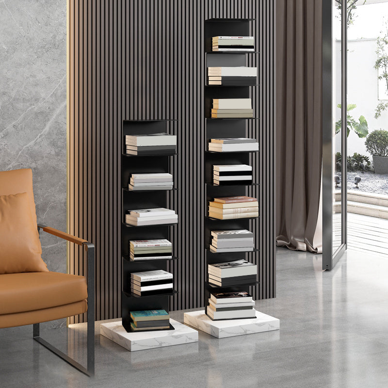 Modern Style Vertical Bookshelf Closed Back Metal Bookcase for Home Clearhalo 'Bookcases' 'furn' 'furn_bookcases' 'Furniture' 'furniture_bookcases' 'Office Furniture' 4945615