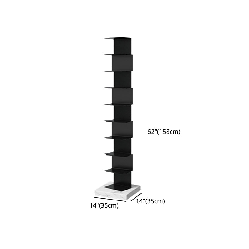 Modern Style Vertical Bookshelf Closed Back Metal Bookcase for Home Clearhalo 'Bookcases' 'furn' 'furn_bookcases' 'Furniture' 'furniture_bookcases' 'Office Furniture' 4945623