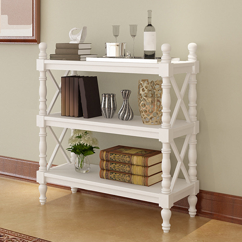 Home Office Solid Wood Bookcase Modern Etagere Bookshelf with Rectangle Shelves White Clearhalo 'Bookcases' 'furn' 'furn_bookcases' 'Furniture' 'furniture_bookcases' 'Office Furniture' 4945634
