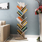 Contemporary Wood Bookcase Closed Back Bookshelf for Home Office Clearhalo 'Bookcases' 'Furniture' 'furniture_bookcases' 'Office Furniture' 4945658