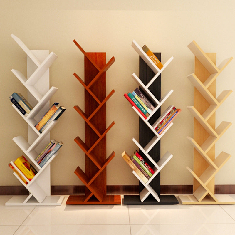 Contemporary Wood Bookcase Closed Back Bookshelf for Home Office Clearhalo 'Bookcases' 'Furniture' 'furniture_bookcases' 'Office Furniture' 4945661