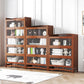Standard Shelf Bookcase with Doors Modern Bookshelf for Home Office Clearhalo 'Bookcases' 'Furniture' 'furniture_bookcases' 'Office Furniture' 4945684