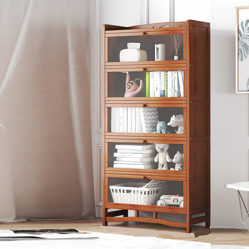 Standard Shelf Bookcase with Doors Modern Bookshelf for Home Office Clearhalo 'Bookcases' 'Furniture' 'furniture_bookcases' 'Office Furniture' 4945685