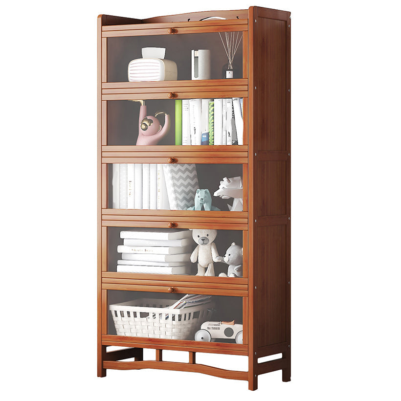 Standard Shelf Bookcase with Doors Modern Bookshelf for Home Office Clearhalo 'Bookcases' 'Furniture' 'furniture_bookcases' 'Office Furniture' 4945690