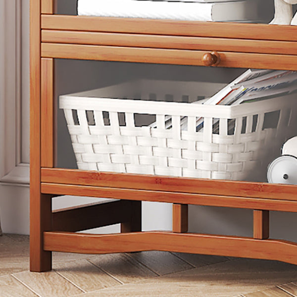 Standard Shelf Bookcase with Doors Modern Bookshelf for Home Office Clearhalo 'Bookcases' 'Furniture' 'furniture_bookcases' 'Office Furniture' 4945696