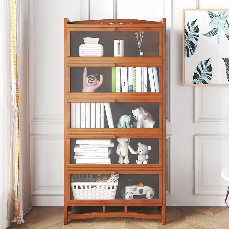 Standard Shelf Bookcase with Doors Modern Bookshelf for Home Office Clearhalo 'Bookcases' 'Furniture' 'furniture_bookcases' 'Office Furniture' 4945698