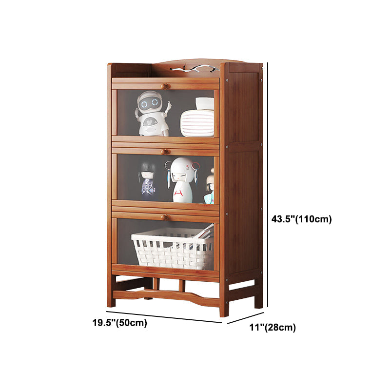 Standard Shelf Bookcase with Doors Modern Bookshelf for Home Office Clearhalo 'Bookcases' 'Furniture' 'furniture_bookcases' 'Office Furniture' 4945701