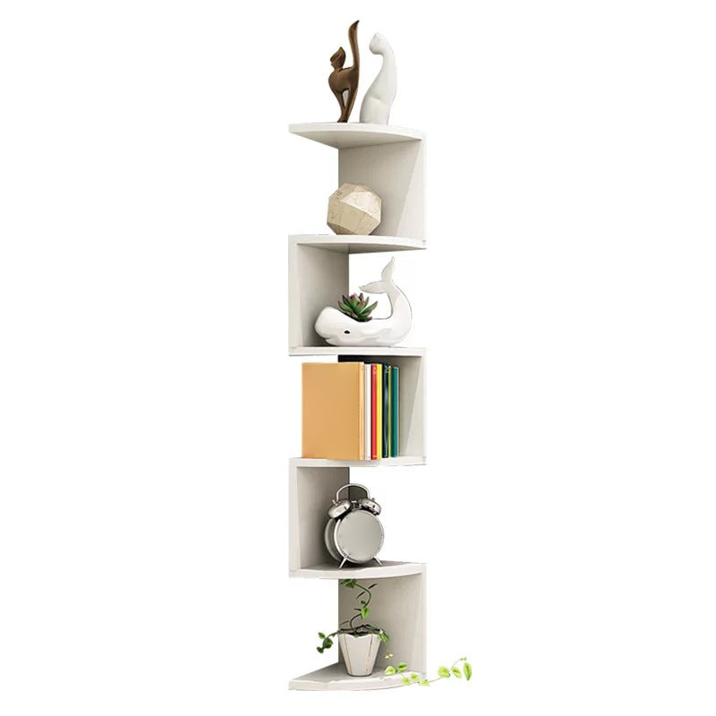 Contemporary Wall Mounted Bookcase Engineered Wood Bookshelf Clearhalo 'Bookcases' 'Furniture' 'furniture_bookcases' 'Office Furniture' 4945739