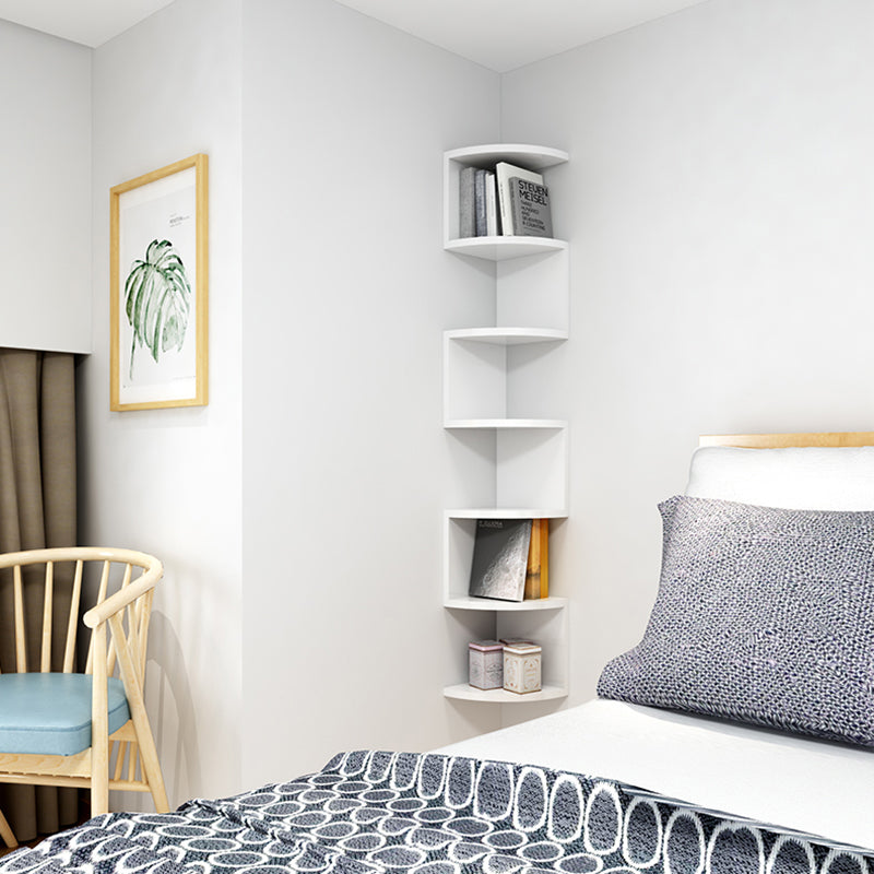 Contemporary Wall Mounted Bookcase Engineered Wood Bookshelf Clearhalo 'Bookcases' 'Furniture' 'furniture_bookcases' 'Office Furniture' 4945744