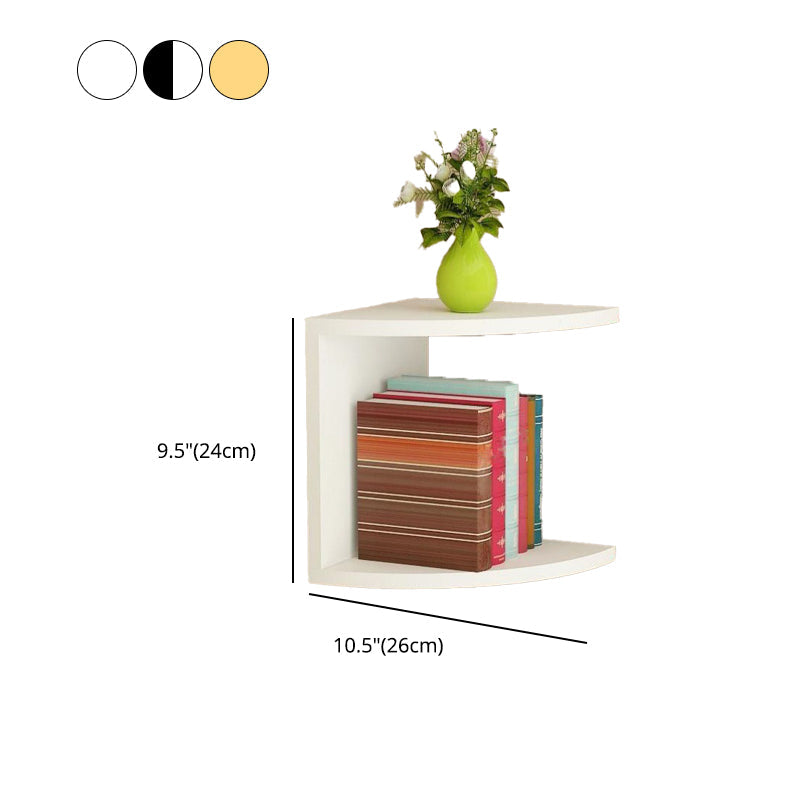 Contemporary Wall Mounted Bookcase Engineered Wood Bookshelf Clearhalo 'Bookcases' 'Furniture' 'furniture_bookcases' 'Office Furniture' 4945758