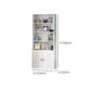 Pure White Shelf Bookcase Modern & Contemporary Bookshelf with Doors for Office Clearhalo 'Bookcases' 'Furniture' 'furniture_bookcases' 'Office Furniture' 4945777