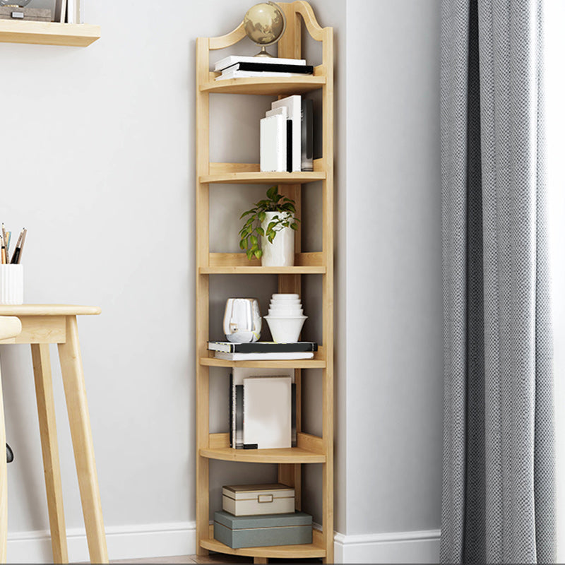Modern Style Bookshelf Solid Wood Open Back Bookcase for Home Clearhalo 'Bookcases' 'Furniture' 'furniture_bookcases' 'Office Furniture' 4945785