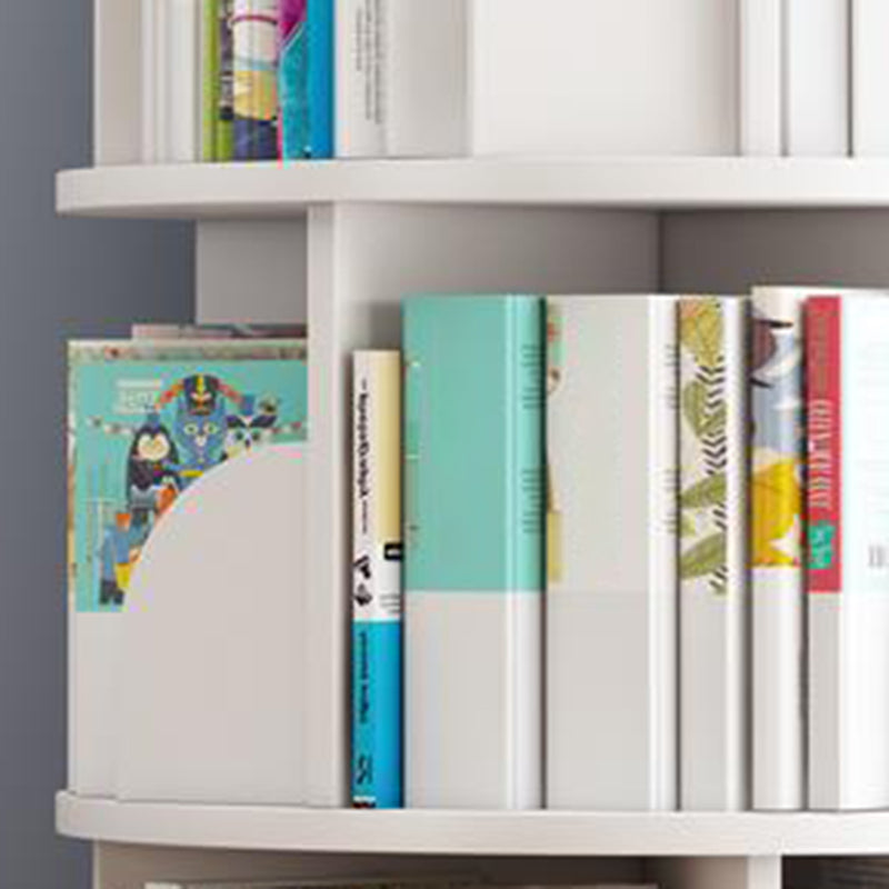 Wood Geometric Bookcase Contemporary Closed Back Book Shelf for Home Office Clearhalo 'Bookcases' 'furn' 'furn_bookcases' 'Furniture' 'furniture_bookcases' 'Office Furniture' 4945886