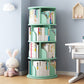 Wood Geometric Bookcase Contemporary Closed Back Book Shelf for Home Office 15.7"L x 15.7"W x 50.4"H Green Clearhalo 'Bookcases' 'furn' 'furn_bookcases' 'Furniture' 'furniture_bookcases' 'Office Furniture' 4945894