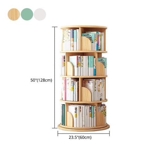 Wood Geometric Bookcase Contemporary Closed Back Book Shelf for Home Office Clearhalo 'Bookcases' 'furn' 'furn_bookcases' 'Furniture' 'furniture_bookcases' 'Office Furniture' 4945907