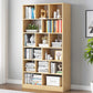 Modern Vertical Standard Bookcase Manufactured Wood Bookshelf for Home Natural 31.5"L x 9.4"W x 70.5"H Clearhalo 'Bookcases' 'Furniture' 'furniture_bookcases' 'Office Furniture' 4945914