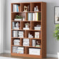 Modern Vertical Standard Bookcase Manufactured Wood Bookshelf for Home Red Brown 39.4"L x 9.4"W x 70.5"H Clearhalo 'Bookcases' 'Furniture' 'furniture_bookcases' 'Office Furniture' 4945918