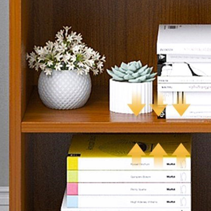 Modern Vertical Standard Bookcase Manufactured Wood Bookshelf for Home Clearhalo 'Bookcases' 'Furniture' 'furniture_bookcases' 'Office Furniture' 4945923