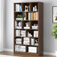 Modern Vertical Standard Bookcase Manufactured Wood Bookshelf for Home Brown 31.5"L x 9.4"W x 70.5"H Clearhalo 'Bookcases' 'Furniture' 'furniture_bookcases' 'Office Furniture' 4945931