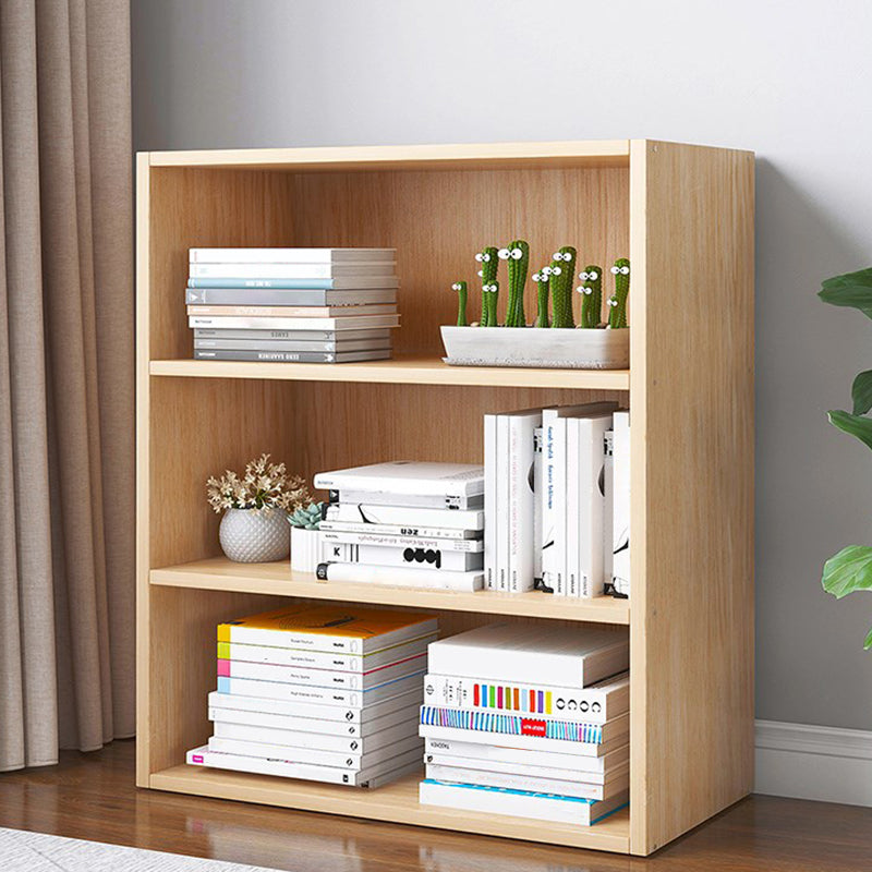 Modern Vertical Standard Bookcase Manufactured Wood Bookshelf for Home Natural 23.6"L x 9.4"W x 31.5"H Clearhalo 'Bookcases' 'Furniture' 'furniture_bookcases' 'Office Furniture' 4945934