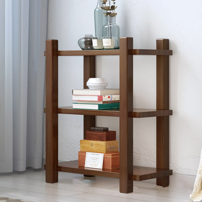 Vertical Shelf Bookcase with Shelves Wooden Bookshelf for Home Office Dark Brown Clearhalo 'Bookcases' 'furn' 'furn_bookcases' 'Furniture' 'furniture_bookcases' 'Office Furniture' 4945946