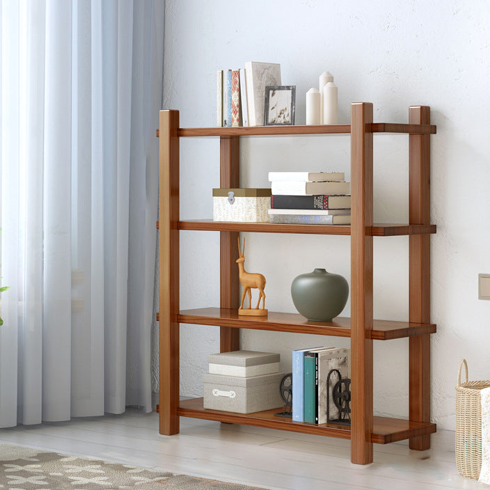 Vertical Shelf Bookcase with Shelves Wooden Bookshelf for Home Office Brown Clearhalo 'Bookcases' 'furn' 'furn_bookcases' 'Furniture' 'furniture_bookcases' 'Office Furniture' 4945949