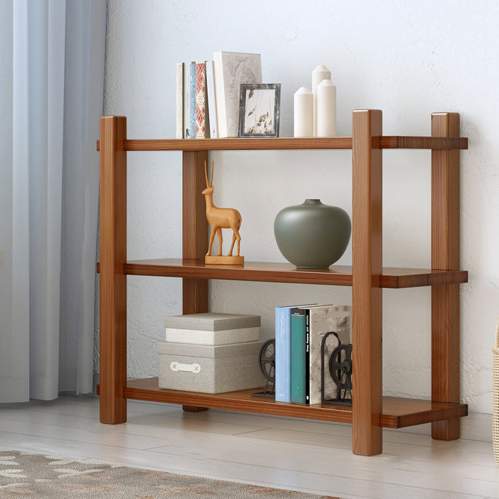 Vertical Shelf Bookcase with Shelves Wooden Bookshelf for Home Office Brown Clearhalo 'Bookcases' 'furn' 'furn_bookcases' 'Furniture' 'furniture_bookcases' 'Office Furniture' 4945951