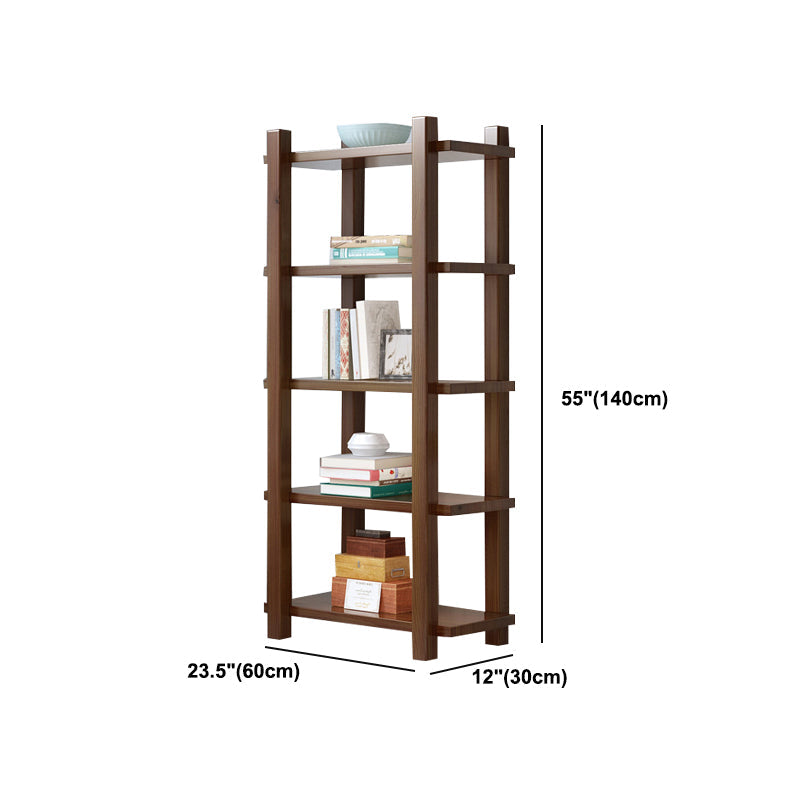 Vertical Shelf Bookcase with Shelves Wooden Bookshelf for Home Office Clearhalo 'Bookcases' 'furn' 'furn_bookcases' 'Furniture' 'furniture_bookcases' 'Office Furniture' 4945970