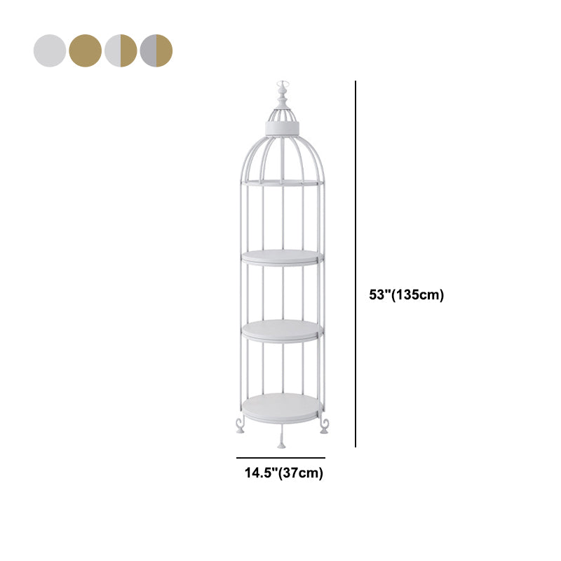 Modern Indoor Geometric Bookshelf Metal Frame Manufactured Wood Shelf Bookcase Clearhalo 'Bookcases' 'furn' 'furn_bookcases' 'Furniture' 'furniture_bookcases' 'Office Furniture' 4945995