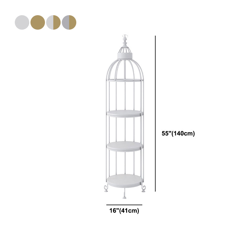 Modern Indoor Geometric Bookshelf Metal Frame Manufactured Wood Shelf Bookcase Clearhalo 'Bookcases' 'furn' 'furn_bookcases' 'Furniture' 'furniture_bookcases' 'Office Furniture' 4945996
