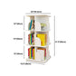 White Closed Back Bookshelf Manufactured Wood Bookcase for Living Room Clearhalo 'Bookcases' 'furn' 'furn_bookcases' 'Furniture' 'furniture_bookcases' 'Office Furniture' 4946012