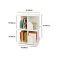 White Closed Back Bookshelf Manufactured Wood Bookcase for Living Room Clearhalo 'Bookcases' 'furn' 'furn_bookcases' 'Furniture' 'furniture_bookcases' 'Office Furniture' 4946015